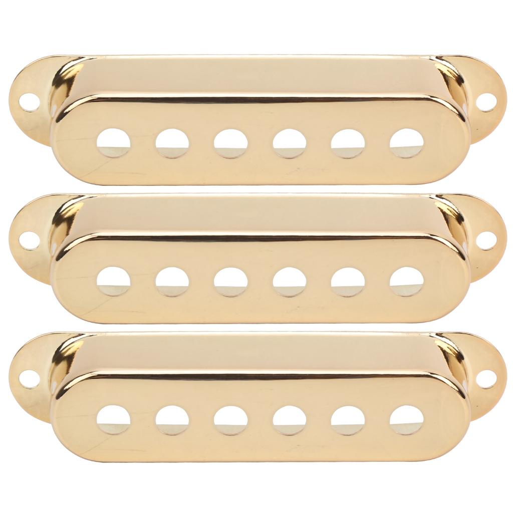 3Pcs Single Pickup Cover Brass 48mm 50mm 52mm Musical Instrument Accessories for ST SQ Electric Guitar