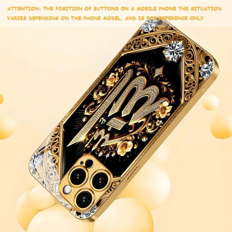 solemn gorgeous High-end Phone Case Electroplated Glass TPU PhoneCase for iPhone 17 16 15 14 13 12 11pm Pro Plus Dropresistant