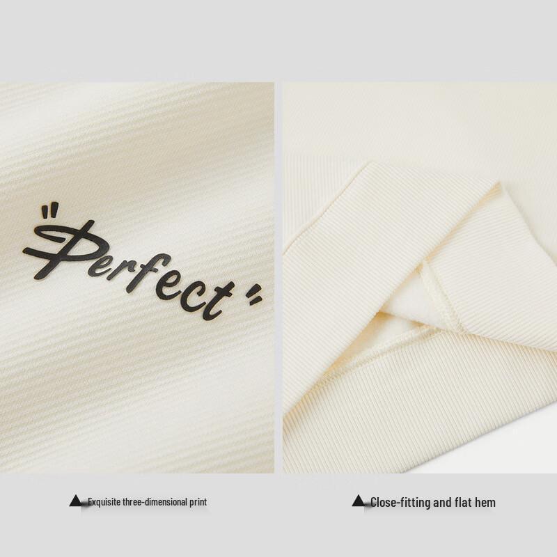 HLA Men's Fleece-Lined 3D Print Sweatshirt