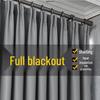 2024 Hook-Style Blackout Curtains: Heat Insulation, Sun Protection, Light Luxury for Bedroom/Living Room