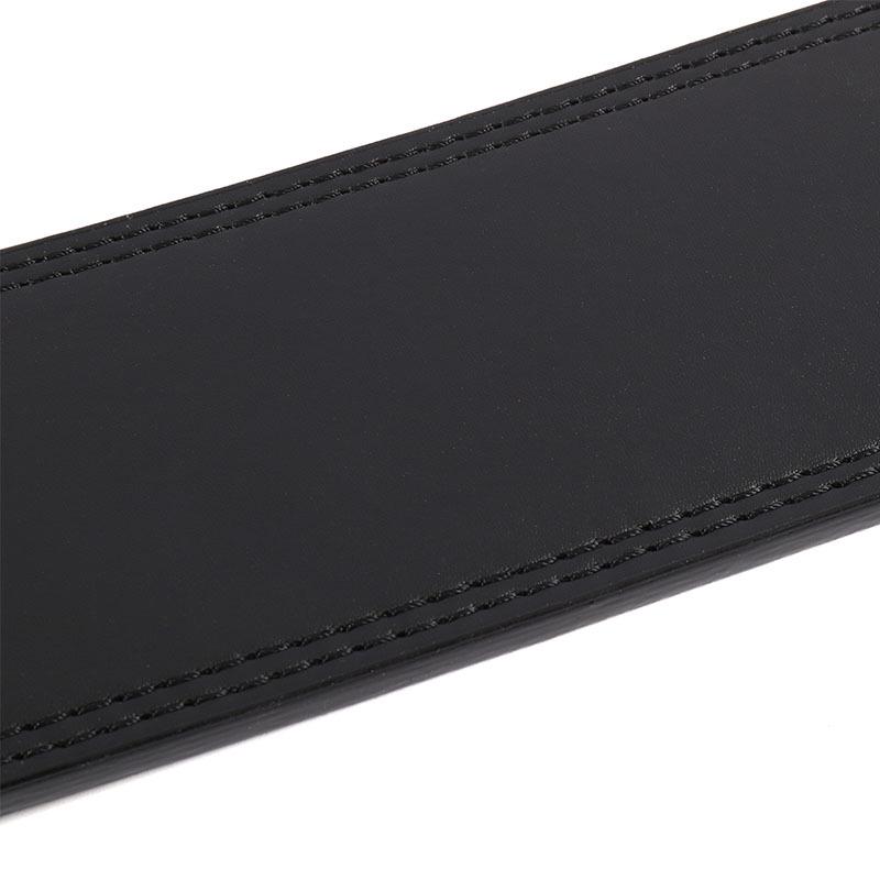 Unisex Leather Fitness Belt for Squats, Deadlifts, and Powerlifting - Lumbar Support for Weightlifting and Sports