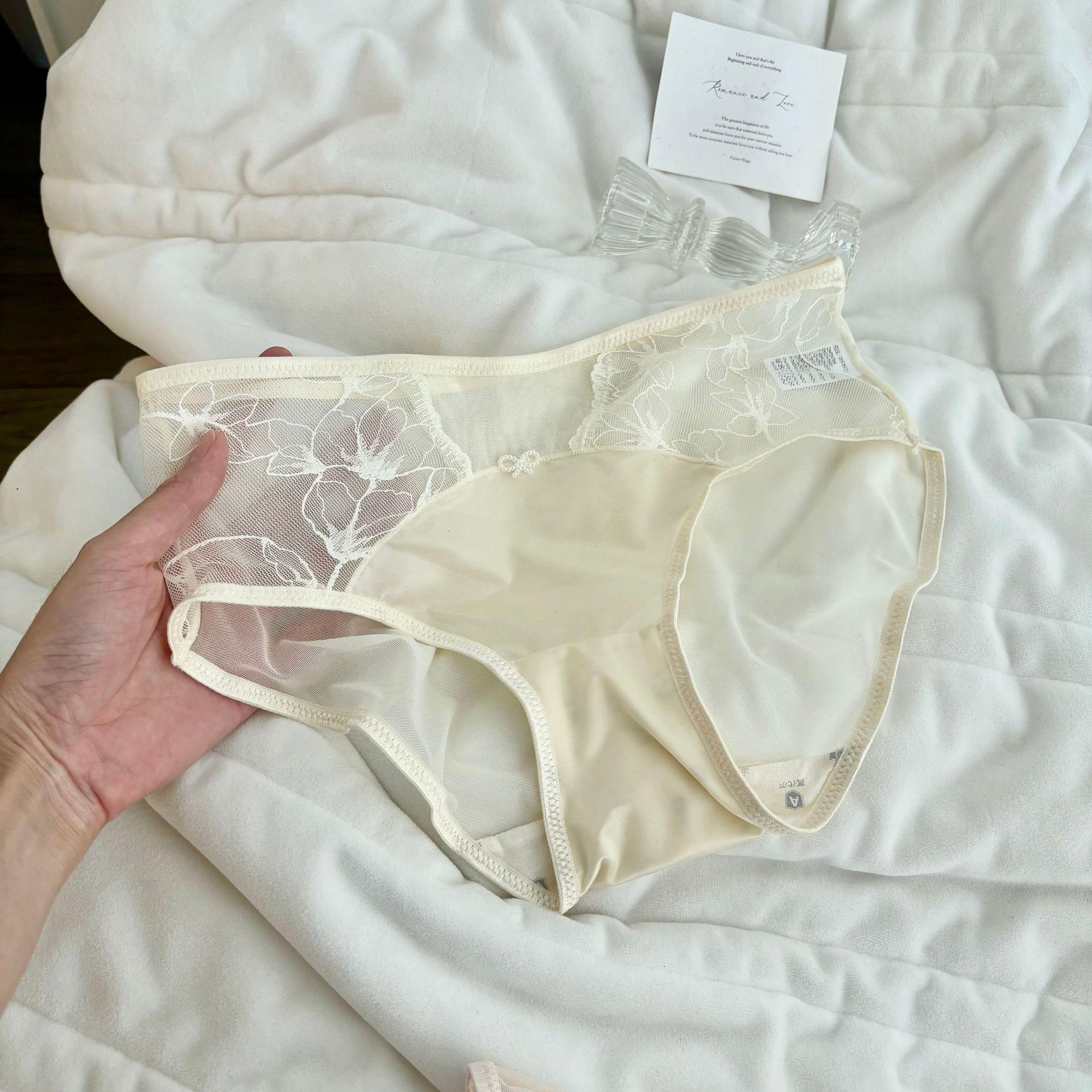 

Женские весенне-летние трусы-слипы из сетчатого ледяного шелка, быстросохнущие, антибактериальные, с удлиненной ластовицей и высокой талией XL телесный