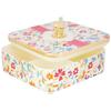 Airtight Dry Fruit Container With Serving Tray & Lid | Plastic Dry Food Storage Box | for Gifting | Multi-Purpose Box | 4-Section Serving Set |