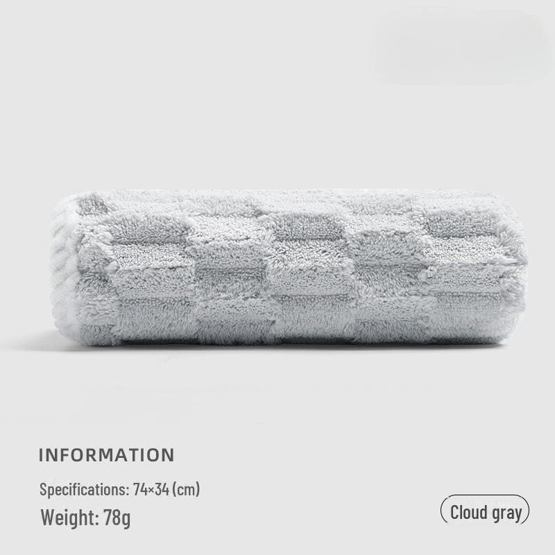 

Потовщений транскордонний халат з коралового флісу, рушник-спідниця - Швидкосохнучий, Вбираючий, М який бавовняний для спорту та домашнього використання 35×75cm