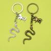 Simple Snake and Mouse Pendant Keychain Jewelry