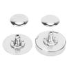 50 Jeux Boutons-pression Magnétiques 18x5mm Épais Alliage Haute Dureté Fermeture Magnétique pour Sac à Main Couture Artisanat