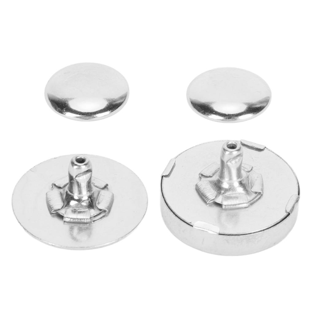 50 Jeux Boutons-pression Magnétiques 18x5mm Épais Alliage Haute Dureté Fermeture Magnétique pour Sac à Main Couture Artisanat