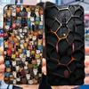 For ZTE Nubia Red Magic 7 7S Pro Case Zte nubia REDMAGIC 7S 7Pro Fashion Cool Pattern Black Silicon Soft Phone Cases