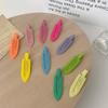 Invisible Metal Hair Clips For Women Candy Simple Bangs Side Clips Fashionable Hair Accessories