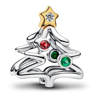 925 Silver,Christmas Tree Beads,Santa Claus Pendant,European Original Bracelet, DIY Accessories,Exquisite Jewelry