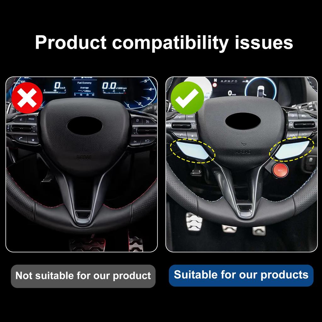 Real Hard Black Carbon Fiber Steering Wheel Lower Sticker For Hyundai I20 N I30 N Elantra N Avante N 2021-2025 2026 Interior