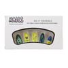 Wearable Nails, Sports Vibrant World Cup Theme Wearable False Nails, Yellow And Blue Contrast French Manicure Pieces