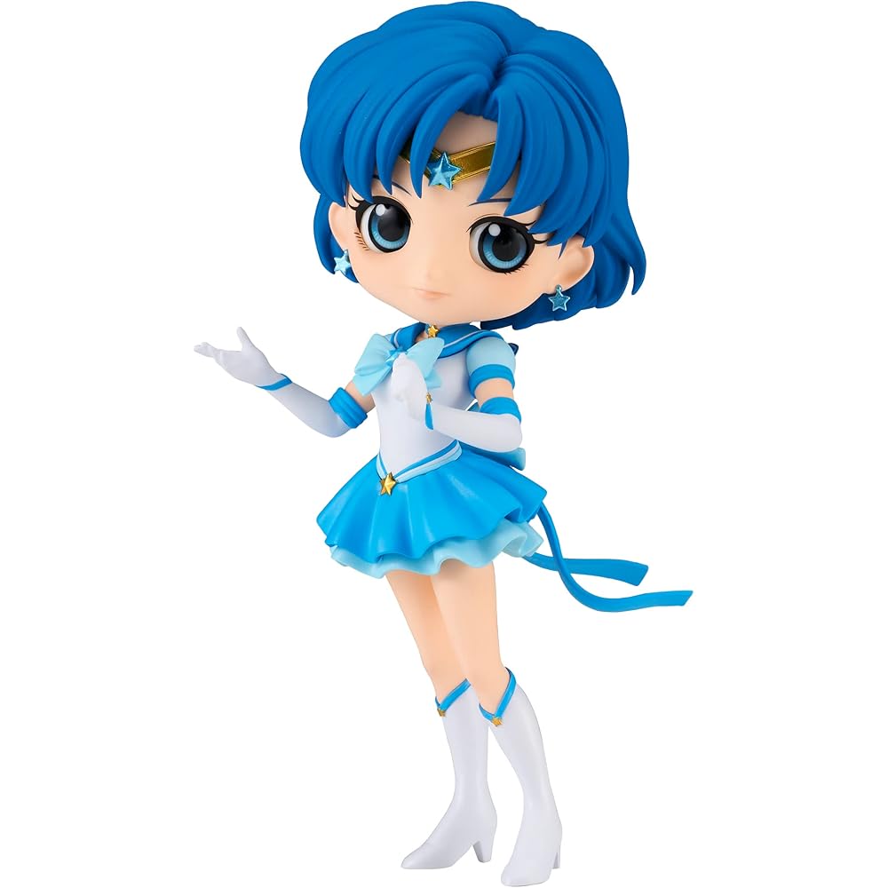 Фигурка Bandai Q posket Вечная Сейлор Меркурий 15 см Коллекционная Аниме Игрушка