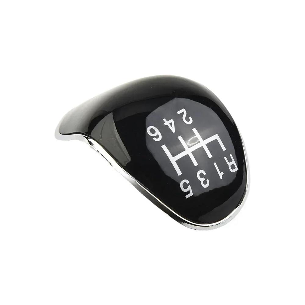 6 Speed Gear Stick Shift Knob Cap Cover Insert Black For Ford Focus Fiesta