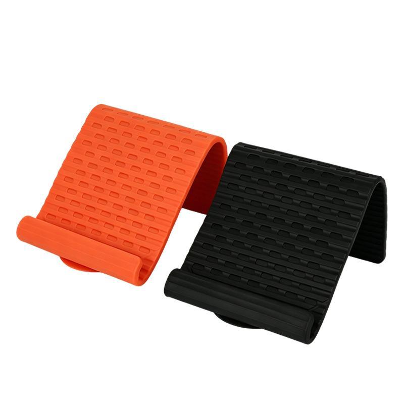 1Pcs Bendable Multi-Angle Desktop Mount Silicone Phone Holder Stand For Phone Tablet Portable Foldable Home Office