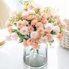 Artificial Flowers Carnation Valentine's Day Wedding Bridal Bouquet Home Room Vase OutdoorYard Garden Arch Diy Gift Props Decora