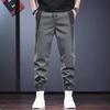 High-end Design Casual Pants Men's Spring and Autumn Street Style Loose and Thin Contrasting Color Leggings Handsome Trend