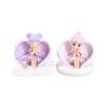 Rainbow Angel Car Ornament Set 4 Styles Ballet Girl Mini Figurine Cute Desk Gift for Graduation