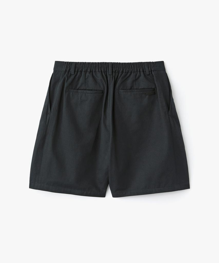 Le Mad One-Pleat Elastic Half Pants - Deep Navy