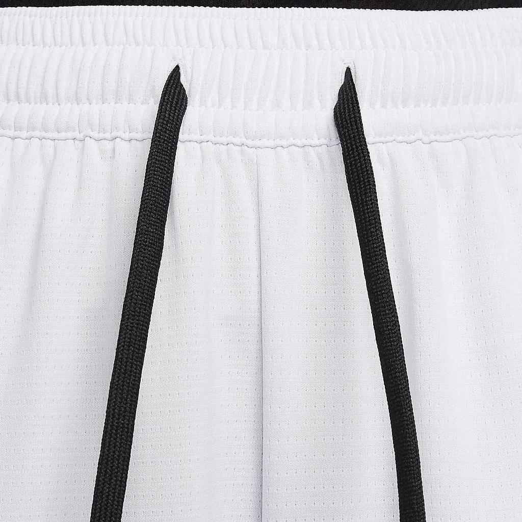 Nike Crossover Dri-FIT Logo Stripe Pattern Outdoor Casual Mid-Rise Quick-Dry Breathable Basketball Shorts Women Shorts Football-Grey FQ4545-085