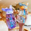 Kids Water Sippy Cup Creative Cartoon Baby Feeding Cups with Straws Leakproof Water Bottles Outdoor Use Lightweight To Carry Childrens Cups