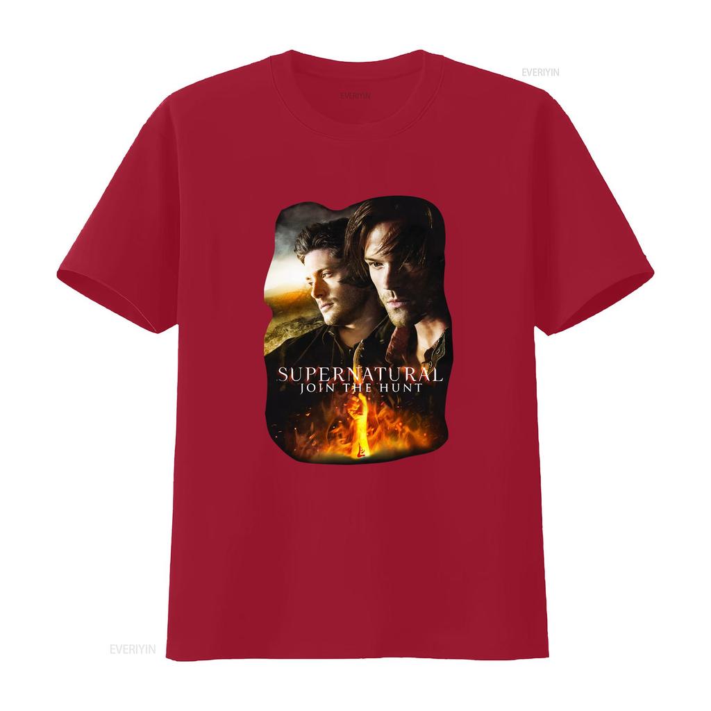 Supernatural Unisex's Flaming Poster T Shirt vintage Washed graphic Stylish Comfortable Breathable fashion designer clothes Soft