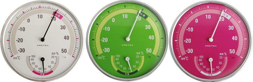 Dretec Analog Thermo-Hygrometer, Green, O-310GN