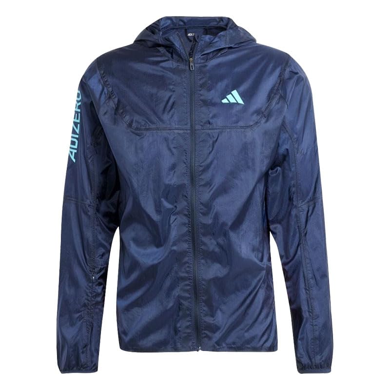 adidas adizero Running Lightweight Jacket, Track & Field & Running Wear, Training Shirt DMH07 (IM4170) Legend Ink J/XL