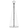 LED Christmas Tree Cone Shape Warm White 108 LEDs 70x180 Cm