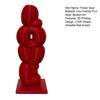 Decorative Flower Vase, Love Shape Design Letter Stacking Vase, 3D Printed Smooth Surface Ornament for Valentine Day Birthday Gifts Home Decor