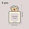 5 sets of cute dog mushroom element switch decorative stickers, creative home wall stickers, switch protection