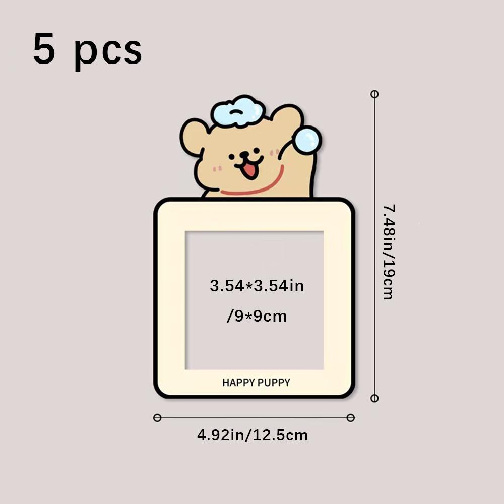 5 sets of cute dog mushroom element switch decorative stickers, creative home wall stickers, switch protection