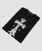 Damiswi Vintage Crack Cross Graphic T-Shirt_Black
