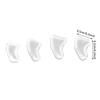 20PCS Pet Cat Nail Covers 20Pcs Soft Comfortable Clear Nail Tips for Cats Anti Scratch Furniture Safe Caps with Glue