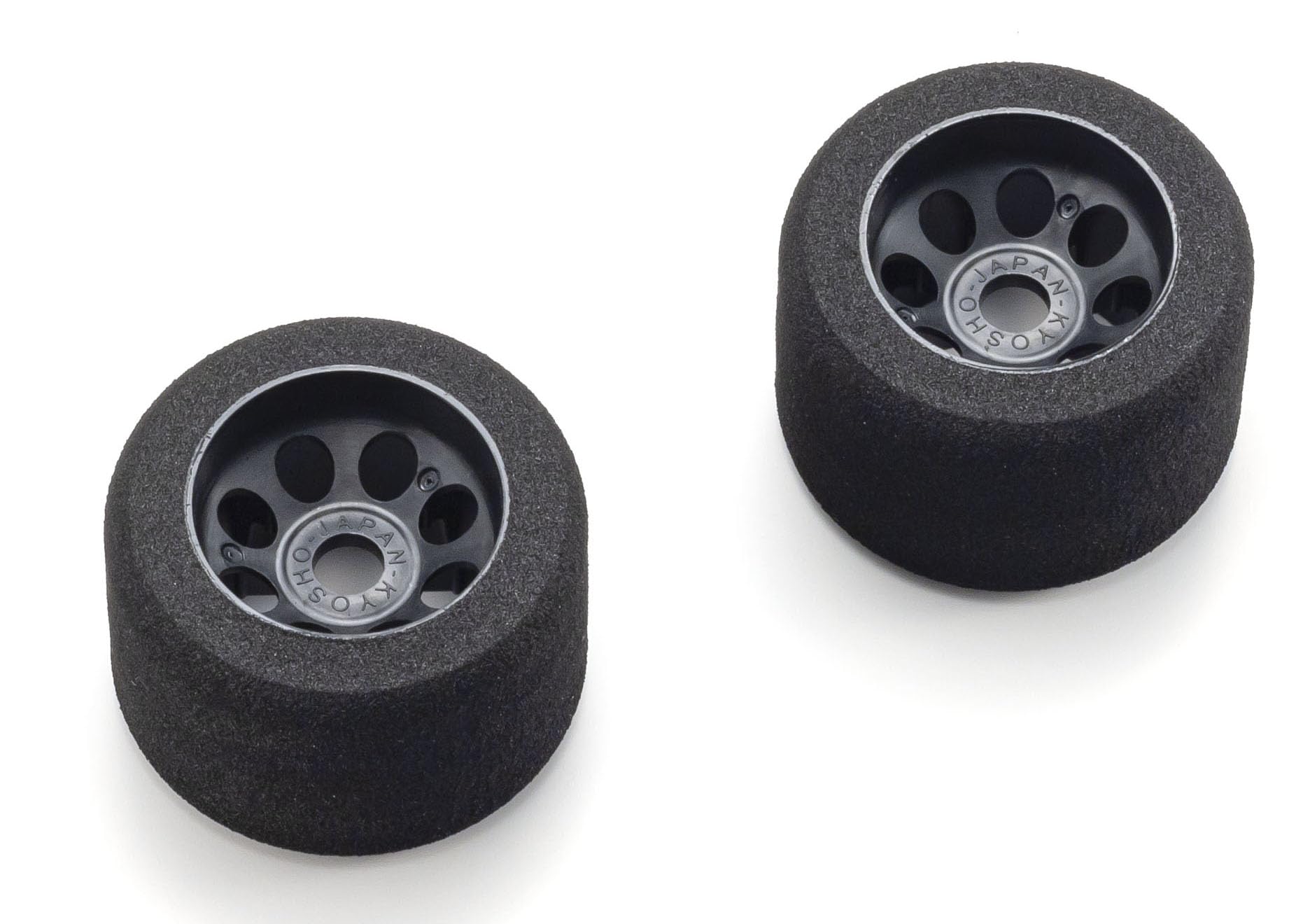 

Kyosho Rear and Shaped for Phantom RC EFTH005BK Tires, L25°, Pre-glued (2-Pack, Black, EP-4WD) Tires,