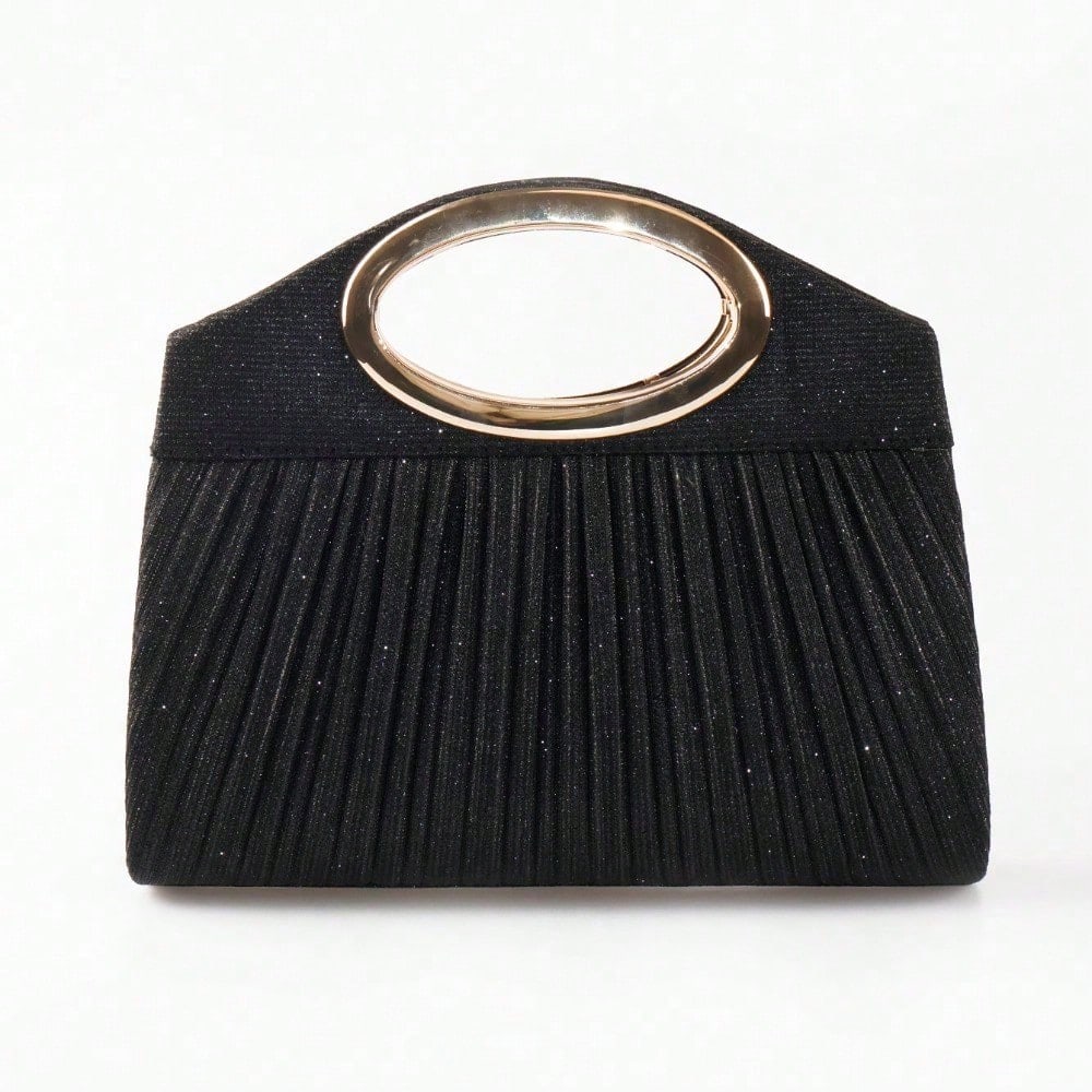 Sac Tote Pliable Petit Sac Tote Sac Pochette de Banquet Sac de Soirée Oblique pour Femmes black multicolore