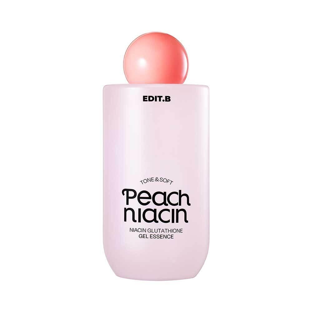 Edhibi [24 Hour Brightness Whitening] Edhibi Tone Peach Niacinamide Glutathione Gel Essence 200ml
