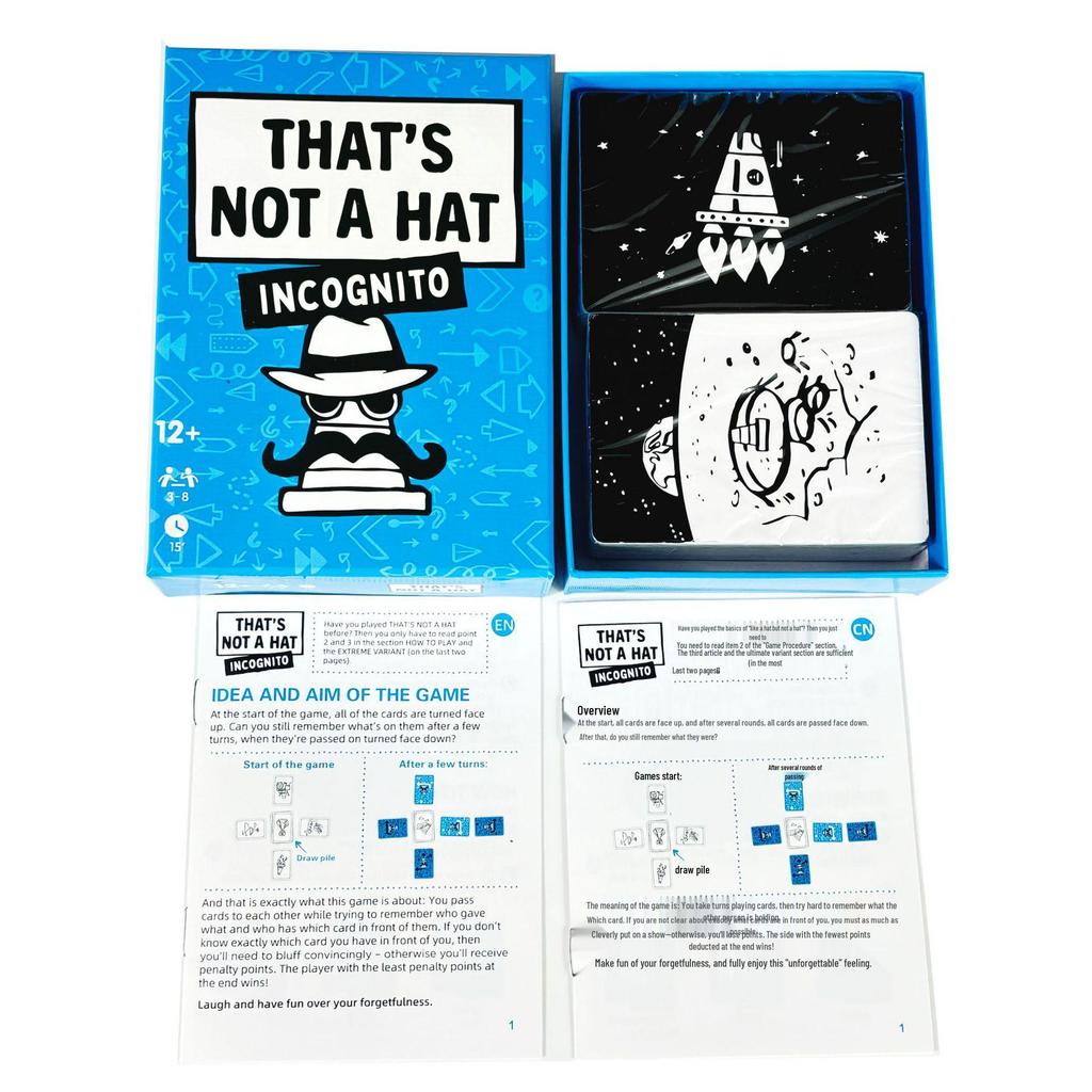 To nie jest kapelusz: Karciana gra imprezowa - Szybka wysyłka!