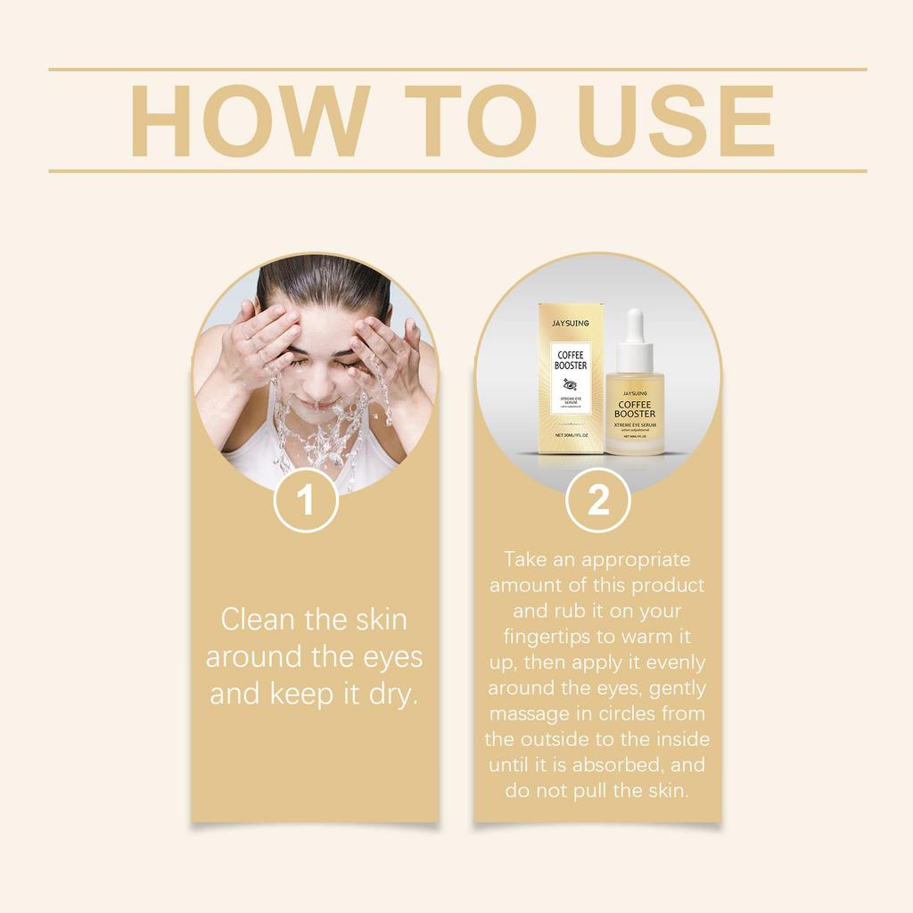 Caffeine Eye Serum Gently Refines the Skin Around the Eyes with a Moisturizing and Refreshing Treatment Essence.