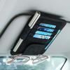 Car Sun Visor Organizer Multi-Pocket Business Card Storage Management Sunglasses Holder Visor Accessories Auto Interior