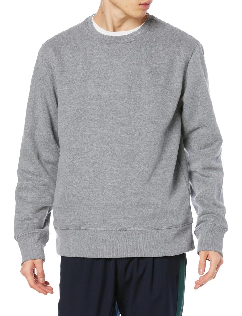 Amazon Essentials Crew Neck Fleece Heather Light Size M Men's Sweatshirt, Gray,