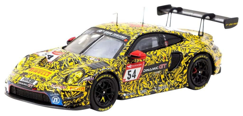 TARMACWORKS Porsche 911 GT3 R Nurburgring 24h 2023 Vanthoor Finished Product 1/64 C. Engelhart/A. Guven/L. Heinrich/L. T64-084-23NUR54