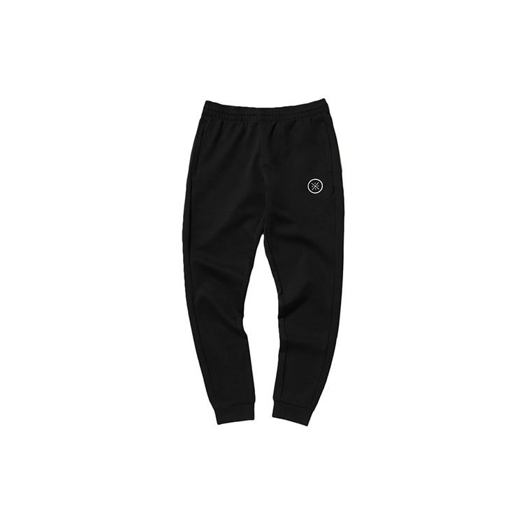 

Li-Ning Мужские трикотажные джоггеры Wade Series на флисовой подкладке, стандартный черный AKLN375-9 S