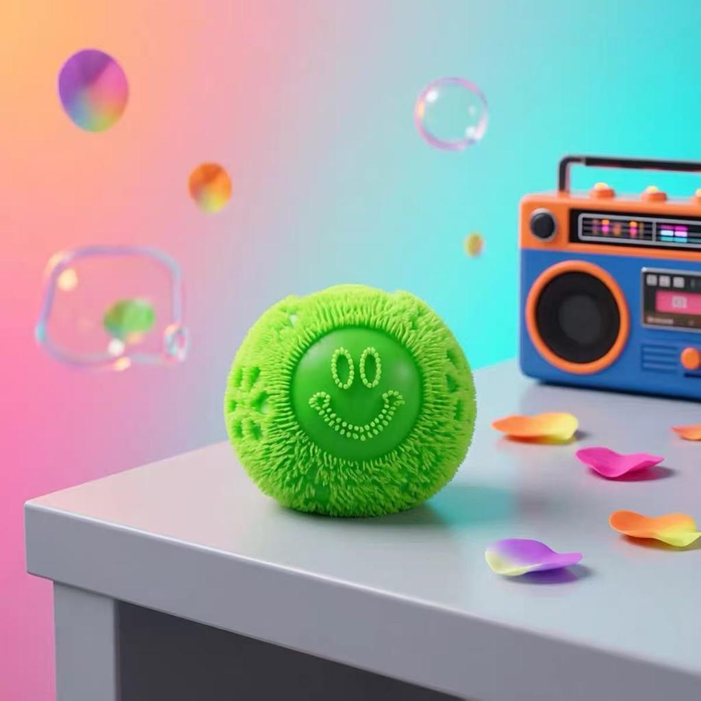 Nee Doh Fuzz Ball Fluffy Soft Stress Relief Ball Cute Desktop Decor Squeeze Fidget Toy Anxiety Relief Gift For Adults Kids