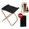 Outdoor Camping Stuhl Goldene Aluminium Legierung Klappstuhl Mit Tasche Hocker Sitz Angeln Camping