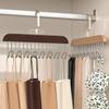 Solid Wood Hanger Hook Women Storage Bra Hanger Household Belt Hanger Durable 8 Hooks Rack Closet Clothes Organizer Storages
