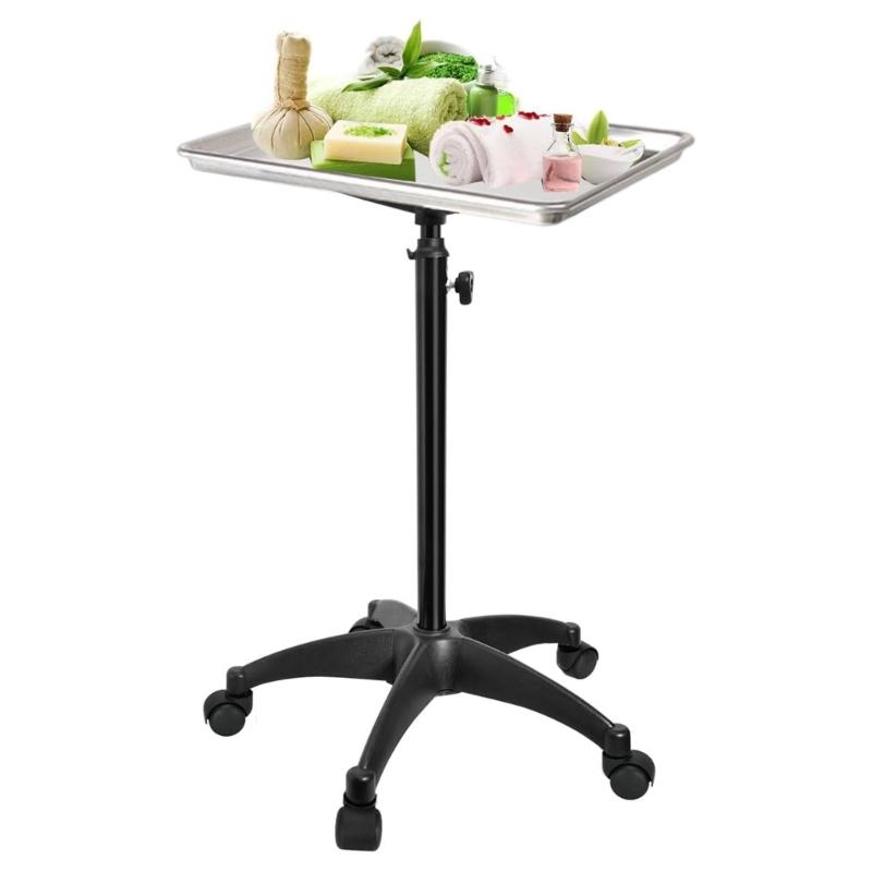 Salónní vozík Nastavitelný pojízdný vozík 5 tichých koleček Profesionální kosmetické vybavení Organizéry Denní běžné použití