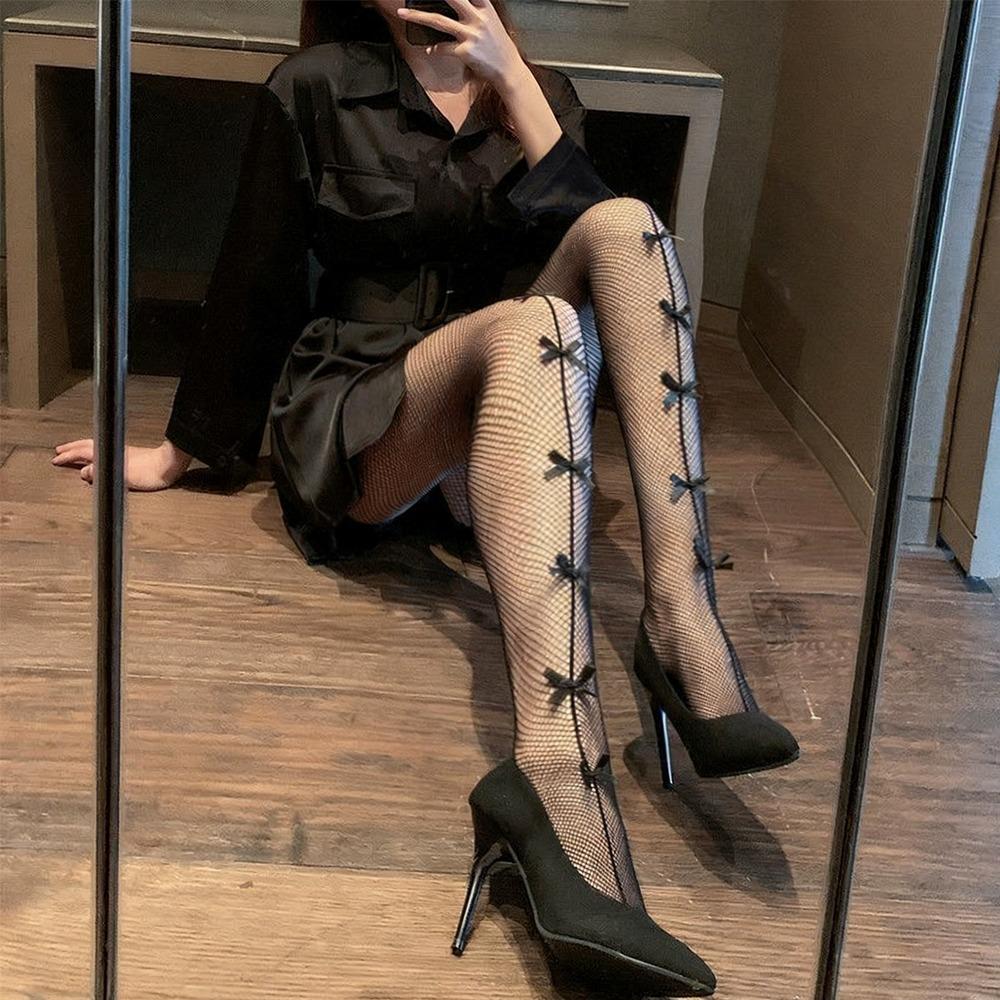 New Goth Style Fishnet Stockings Web Sexy Thigh High Stocking Sweater Socks Pantyhose
