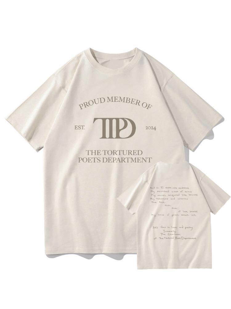 2024 New Album The Tortured Poets Department T Shirt Men Har