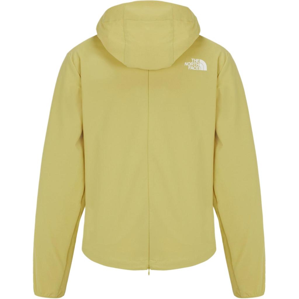 The North Face Logo Hooded Zip-Up Long Sleeve Jacket Women jackets Mustard NJ3BR40B